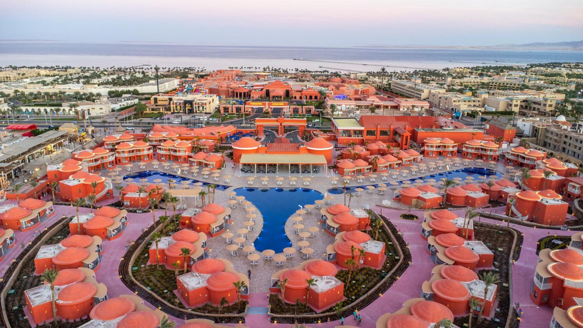 Pickalbatros Laguna Club Resort Sharm El Sheikh Eksteriør billede Aerial view of the resort