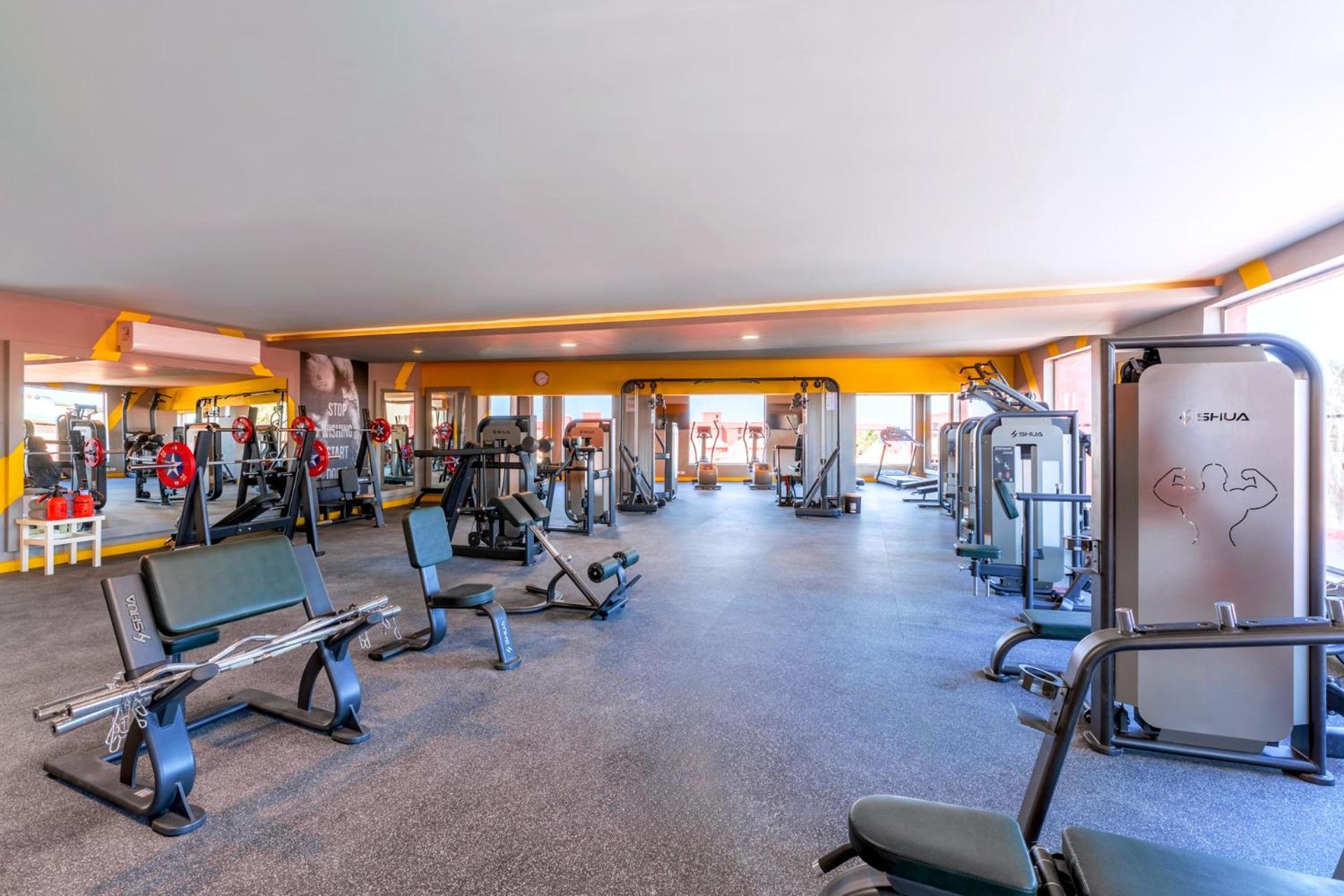Pickalbatros Laguna Club Resort Sharm El Sheikh Eksteriør billede The gym at the hotel